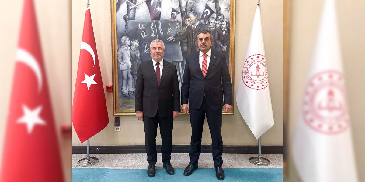 Milli Eğitim Bakanı Yusuf Tekin, ÖSYM Başkanı Bayram Ali Ersoy'u kabul etti