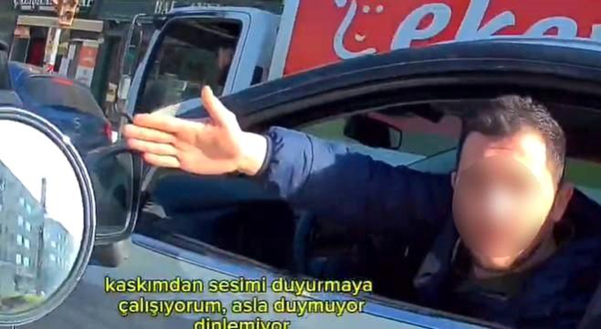 Eskişehir'de seslerin yükseldiği gergin trafik tartışması kamerada