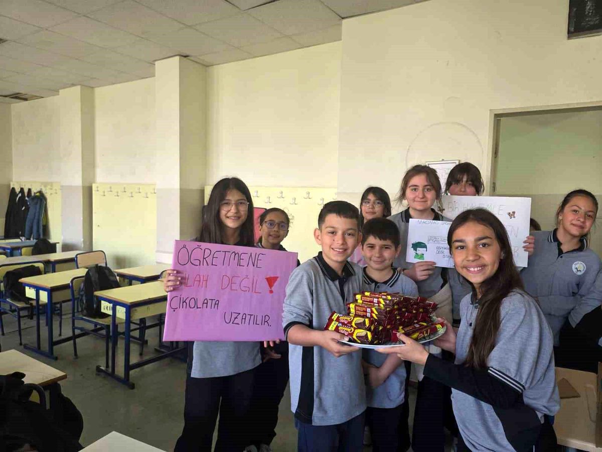Öğretmenler ve öğrenciler birbirine moral oldu