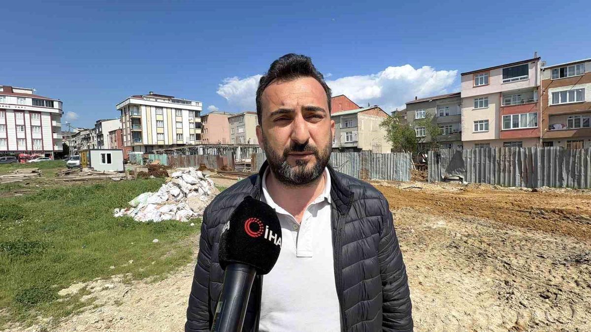 Arnavutköy'de şantiyeye kaçak moloz dökümü