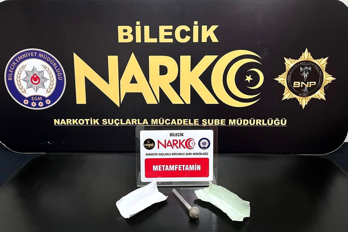 Bilecik'te uyuşturucu çıkan araca 249 bin TL ceza