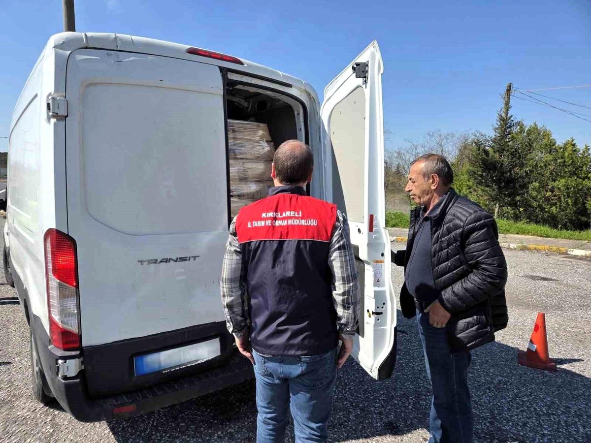 Lüleburgaz'da canlı hayvan ve hayvansal ürün nakilleri denetlendi