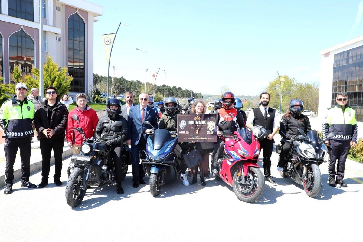 Sinop'ta motosiklet kazalarına dikkat çekildi