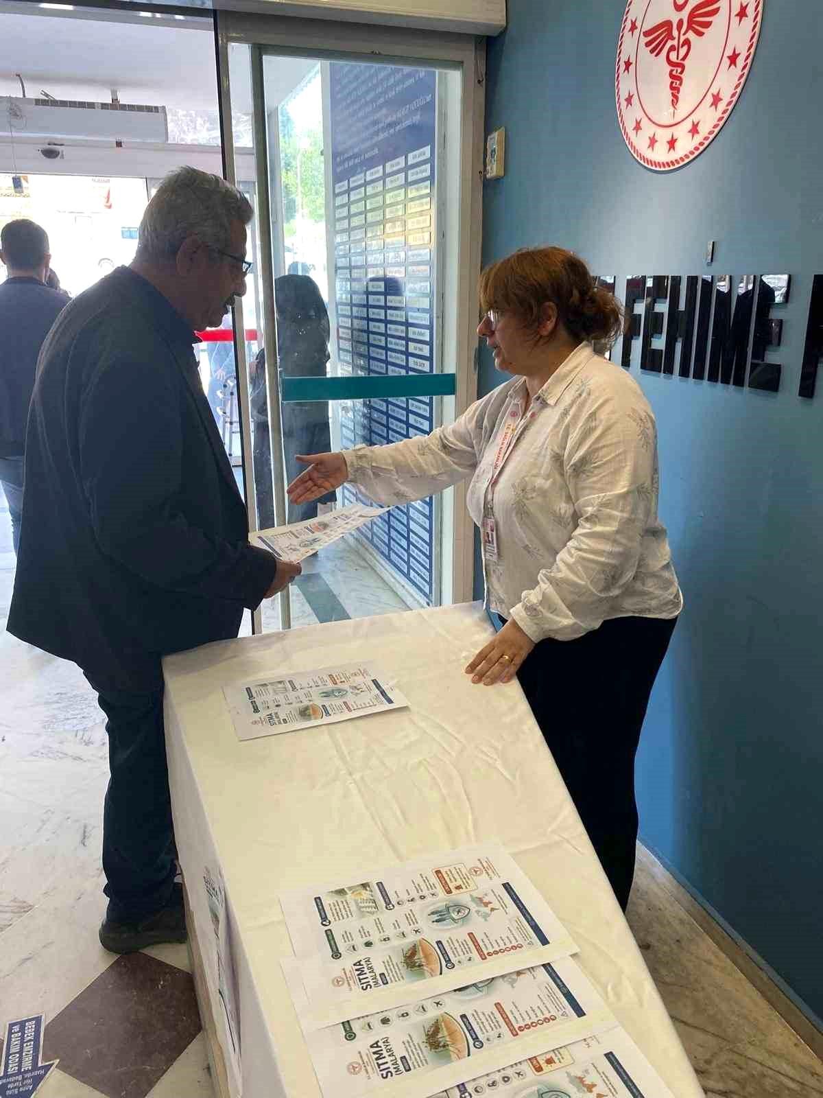 Söke'de sıtma hastalığında erken teşhisin önemine dikkat çekildi