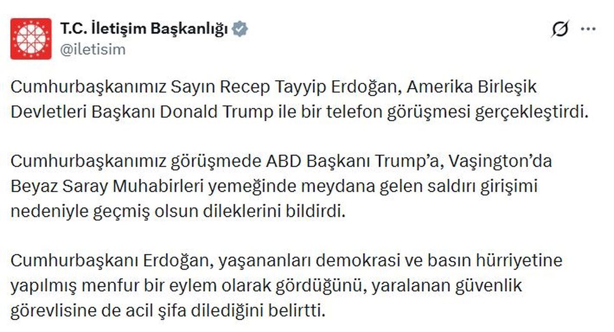 Erdoğan, Trump ile telefon görüşmesi yaptı