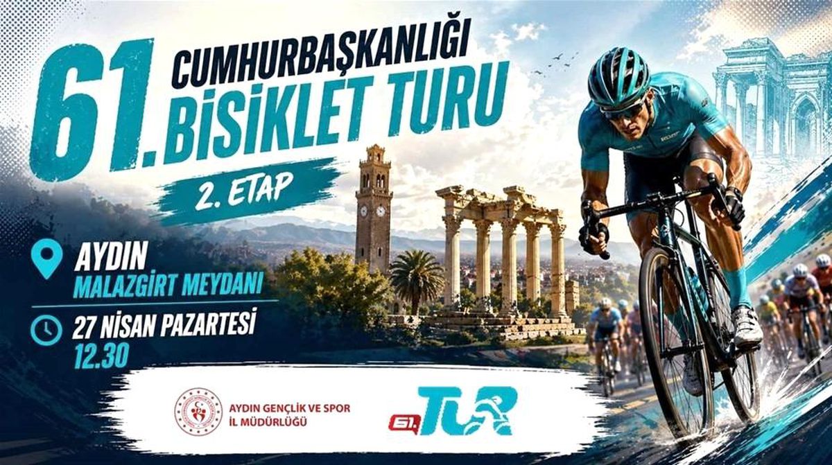 Cumhurbaşkanlığı 61. Türkiye Bisiklet Turu'nun 2. Etabı Aydın'dan başlayacak