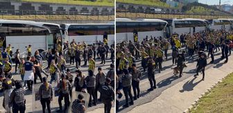 Fenerbahçe taraftarı RAMS Park'a ulaştı