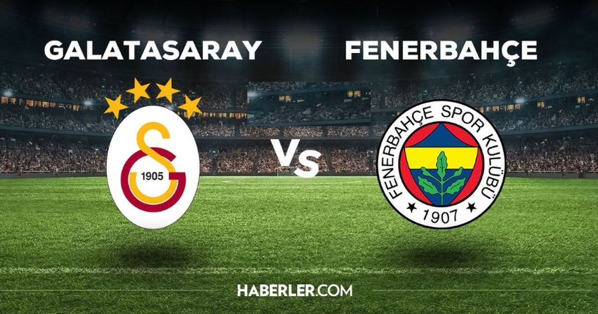 Galatasaray Fenerbahçe maçı ilk 11'i! GS FB derbi Galatasaray Fenerbahçe maçı 11'i belli oldu mu, ilk 11'd...