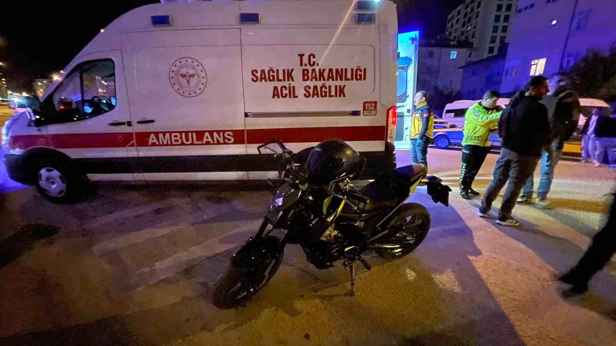 Karaman'da motosiklet kazası: 2 yaralı