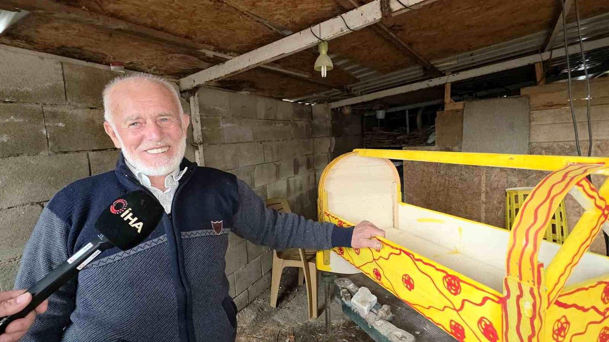 Mesleğine ömrünü adayan tahta beşik ustası, sanatını yaşatacak çırak bulamadı
