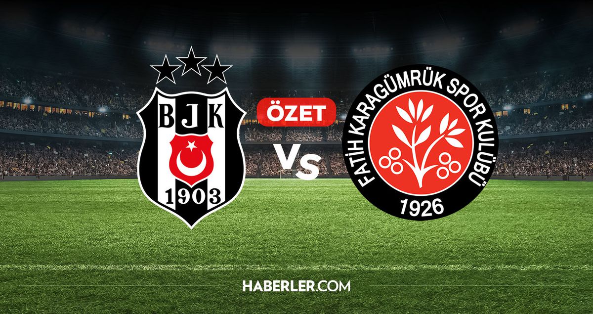 Beşiktaş Karagümrük maç özeti ve golleri! (ÖZET) Beşiktaş Karagümrük kaç kaç bitti, golleri kim attı?