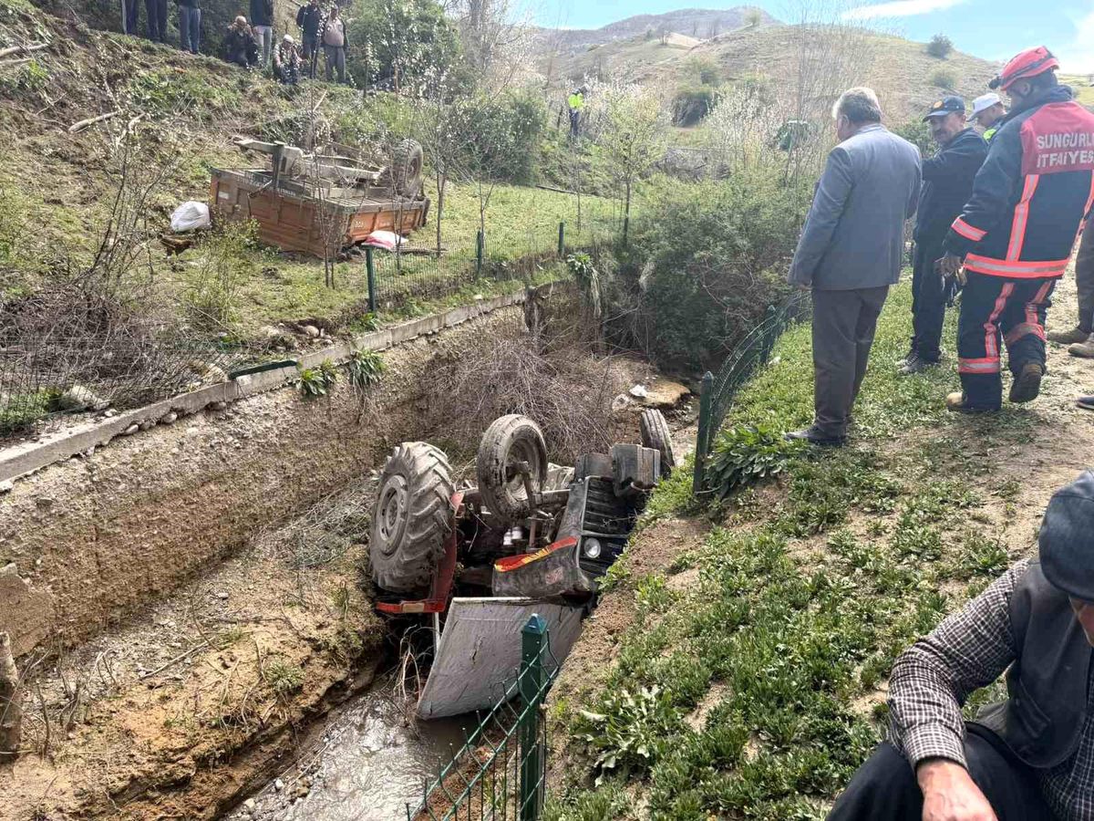 Çorum'da traktör kazasında yaralanan genç kız hayatını kaybetti