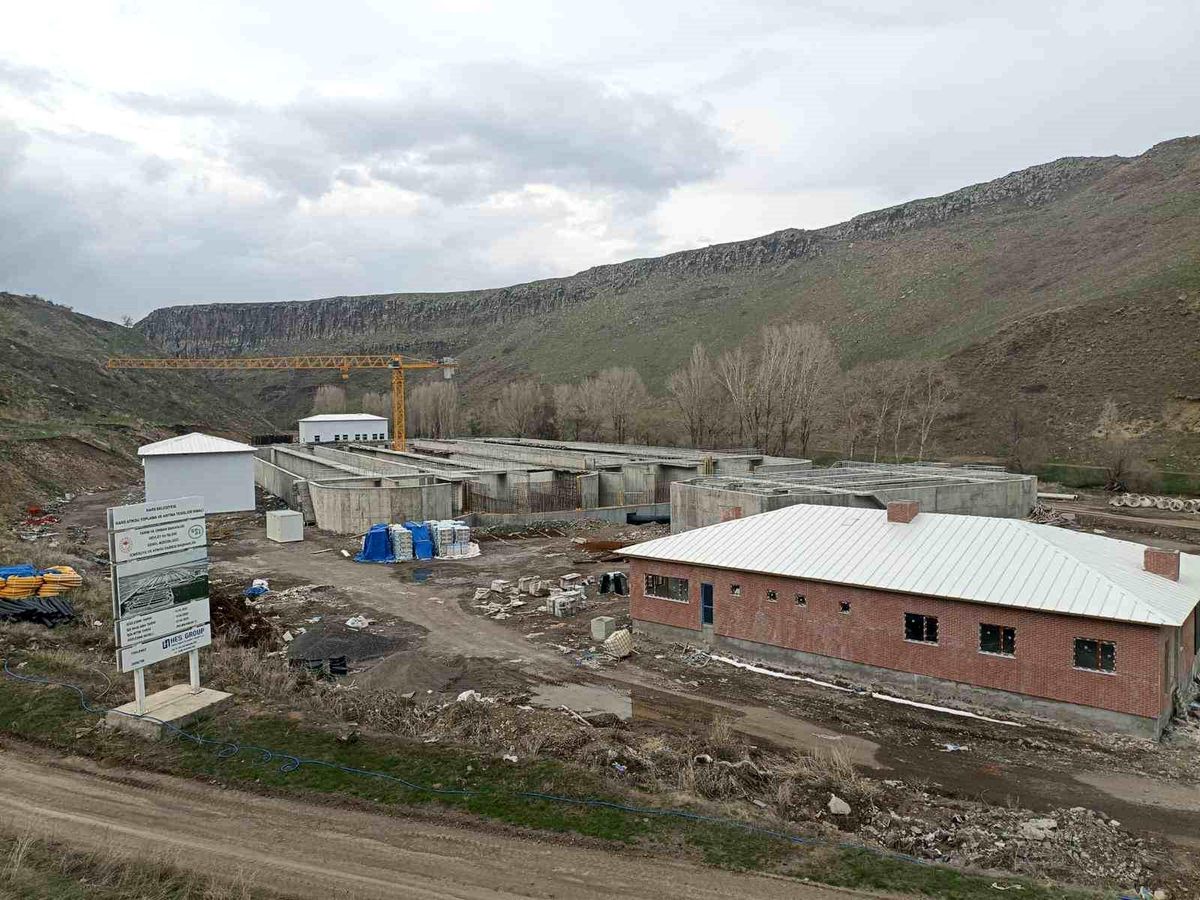 Kars'ta çevre yatırımı: Atıksu Arıtma Tesisi Projesinde çalışmalar sürüyor
