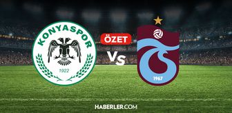 Konyaspor Trabzonspor maç özeti ve golleri! (ÖZET) Konyaspor Trabzonspor kaç kaç bitti, golleri kim attı?