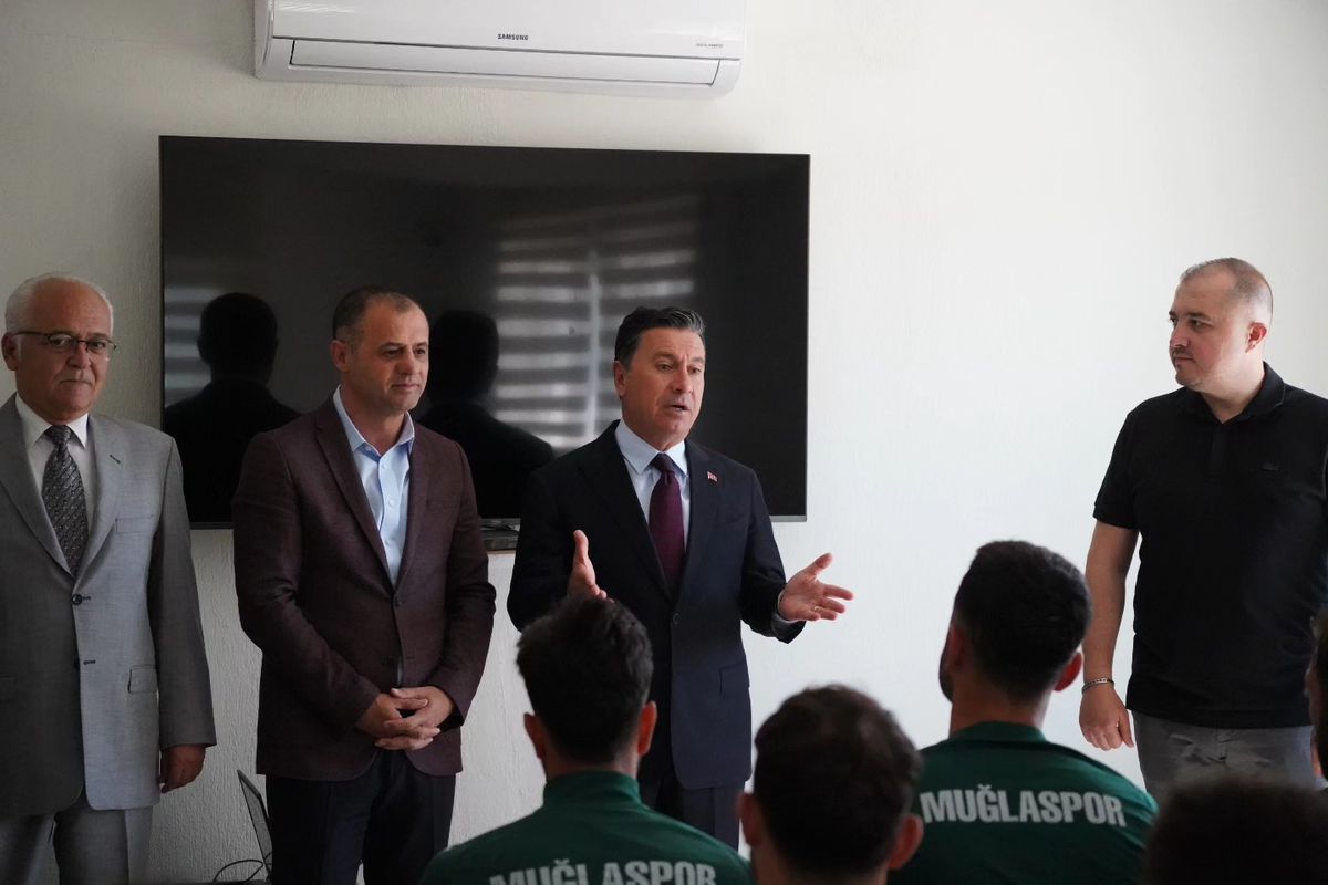 Muğlaspor'a Başkan Aras'tan moral