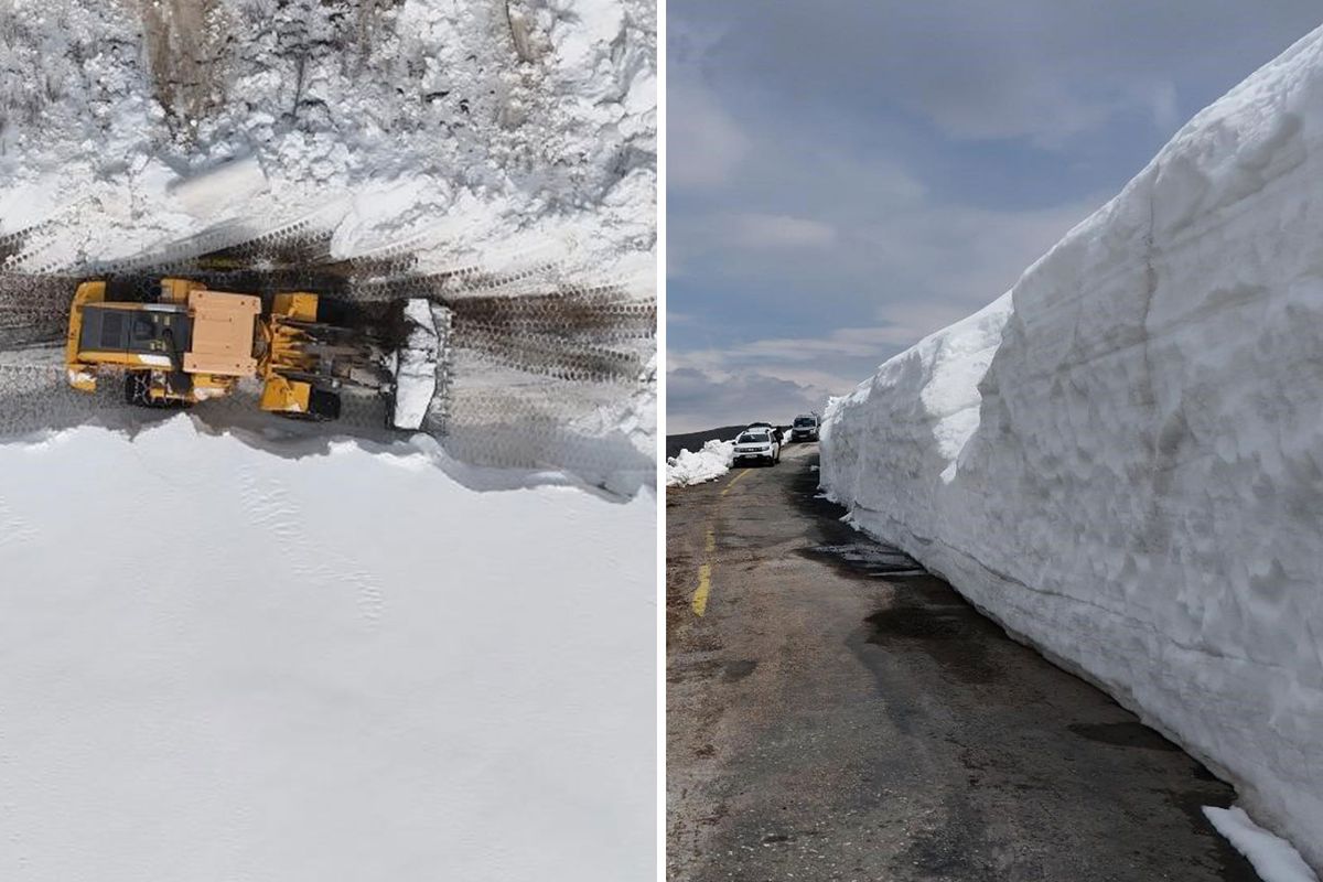 Ordu'da nisan sonunda 4 metre kar