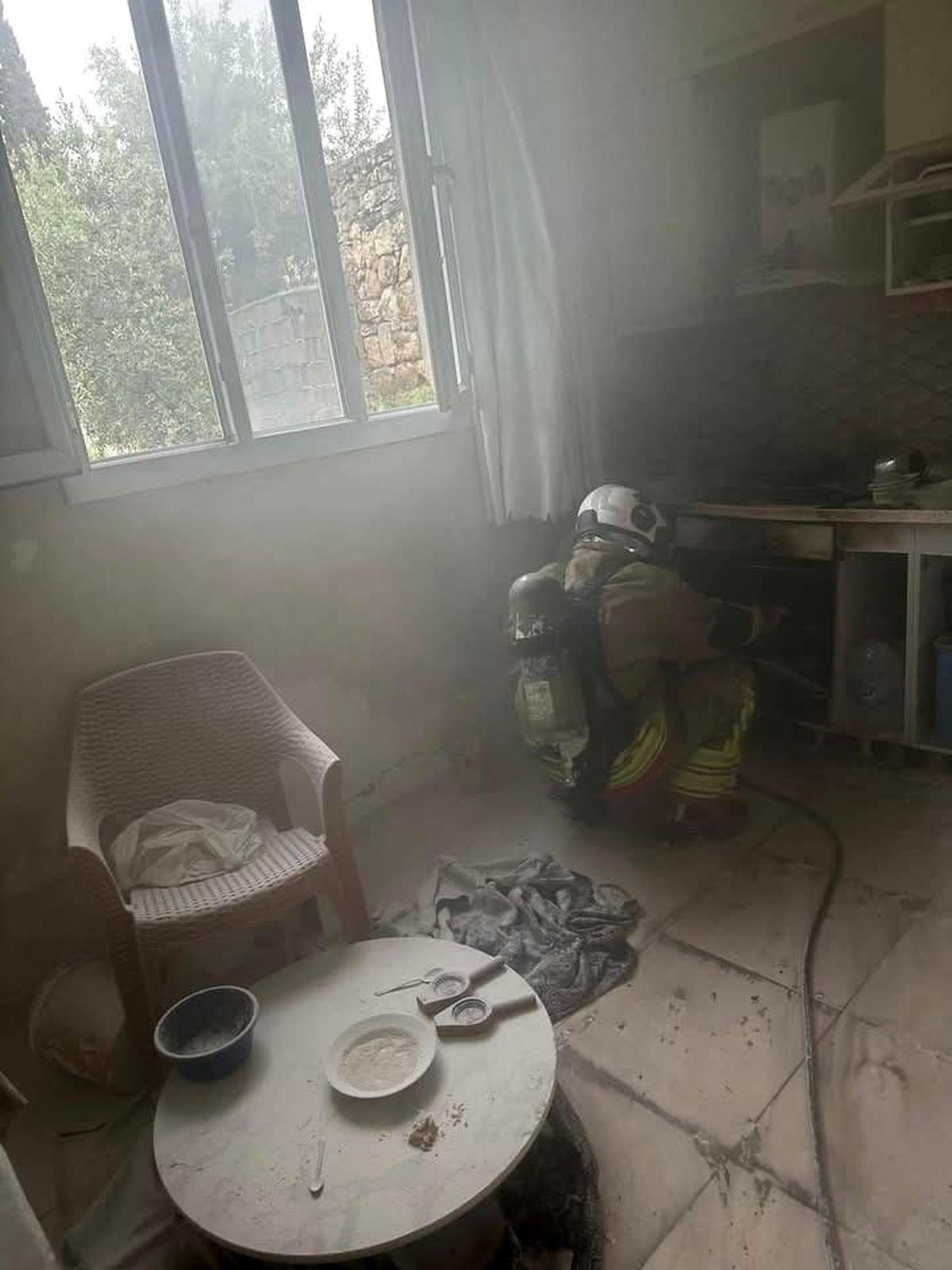 Reyhanlı'da ev yangını