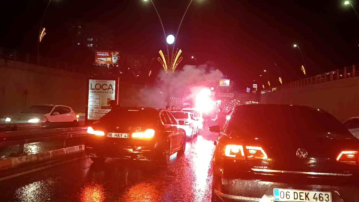 Şanlıurfa'da galibiyet coşkusu