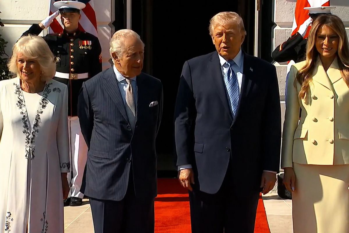 Trump, Beyaz Saray'da İngiltere Kraliyetini ağırladı