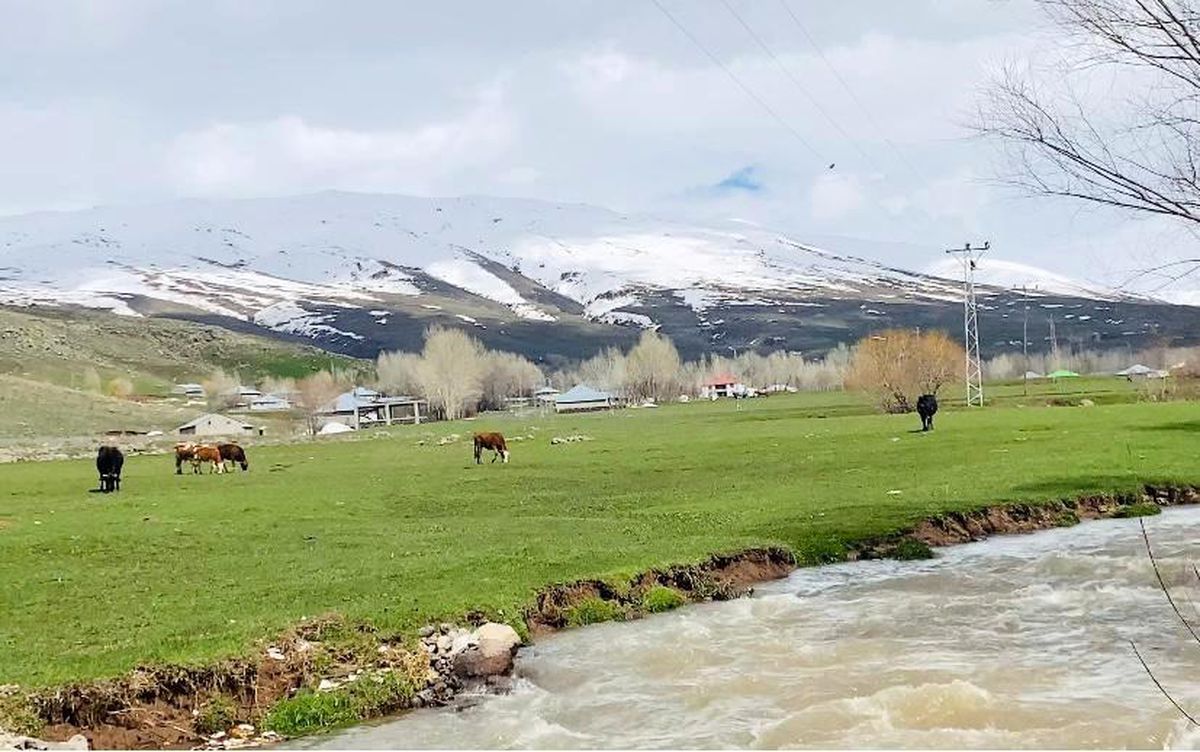 Ağrı'da iki mevsim bir arada