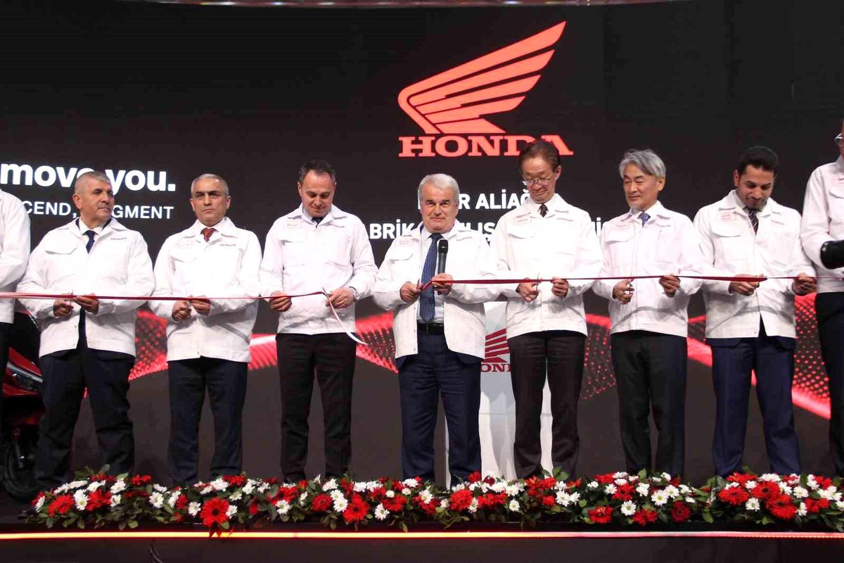Honda Türkiye'den dev yatırım: Aliağa'da motosiklet fabrikası üretime başladı
