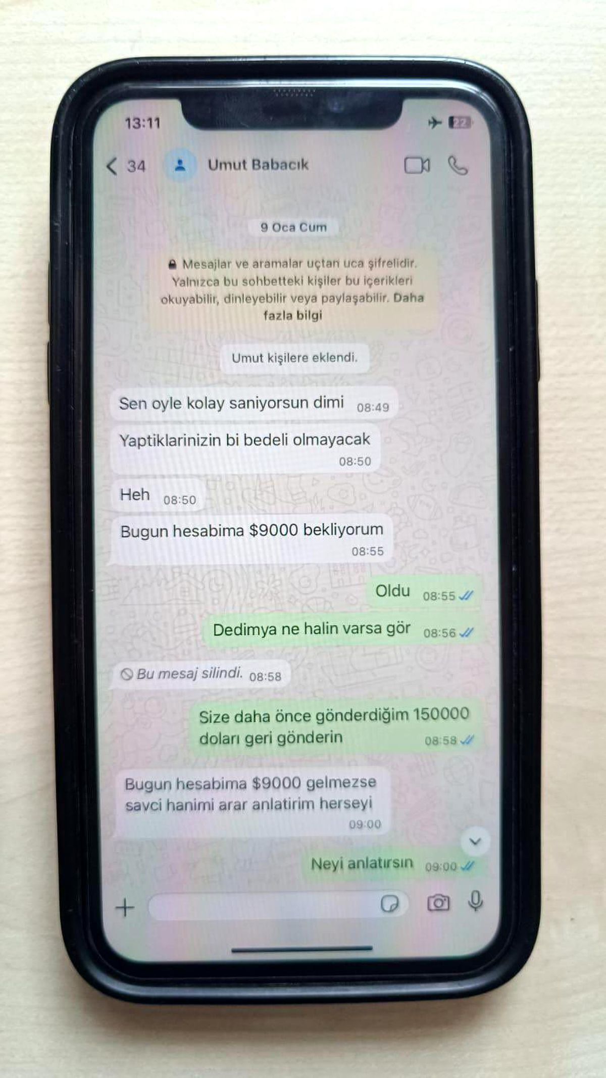 Kırmızı bültenle aranan Umut'un babasıyla mesajlaşmaları ortaya çıktı