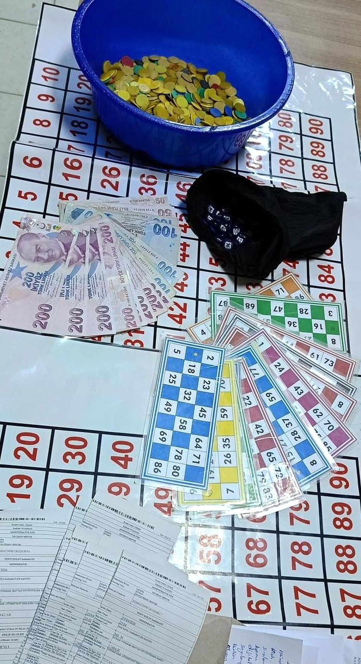Kumar operasyonunda 22 kişiye 255 bin TL ceza
