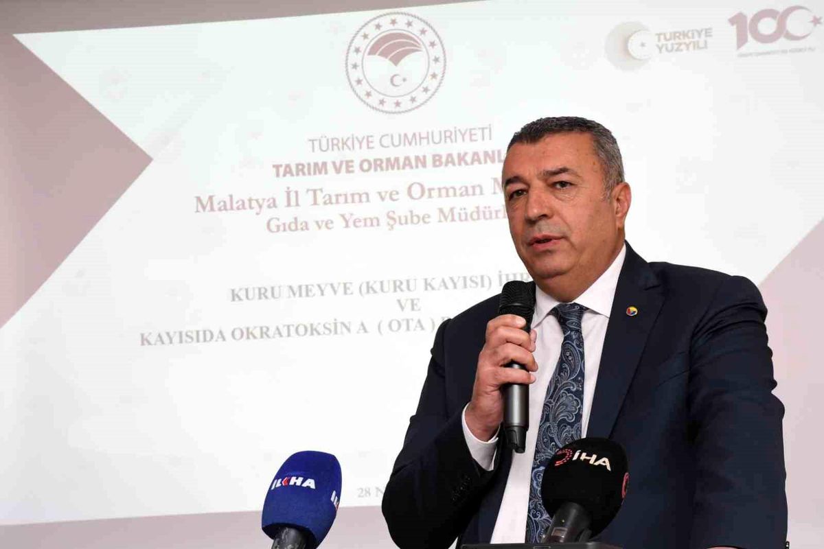 Malatya'da kayısıda pestisit ve okratoksin uyarısı
