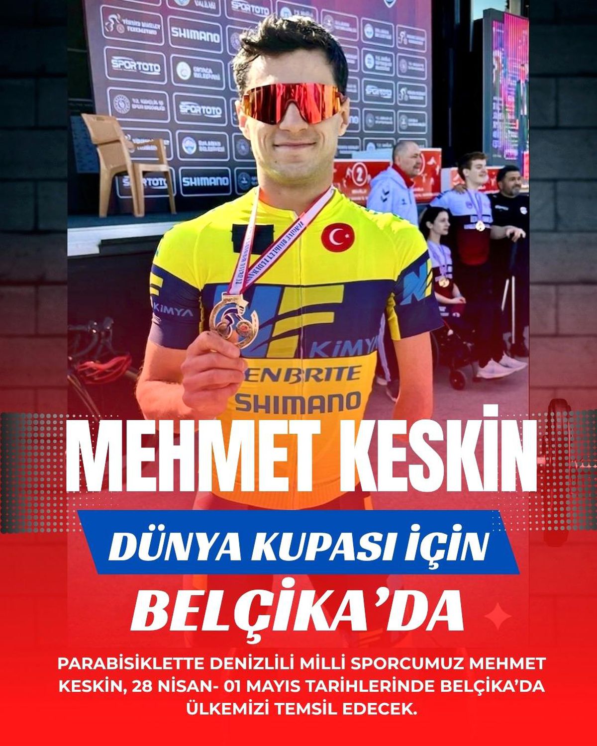 Mehmet Keskin Dünya Kupası için Belçika'da