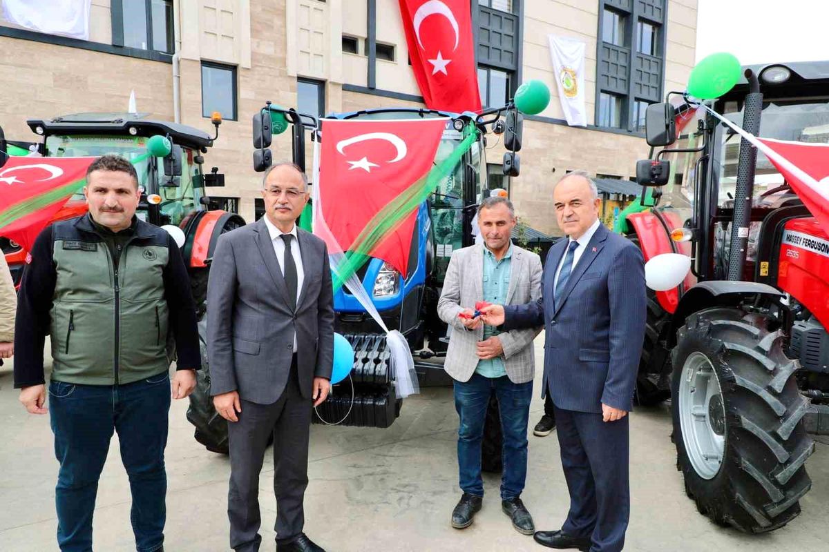 Ordu'da ORKÖY kredisi kapsamında hak sahiplerine araçları teslim edildi