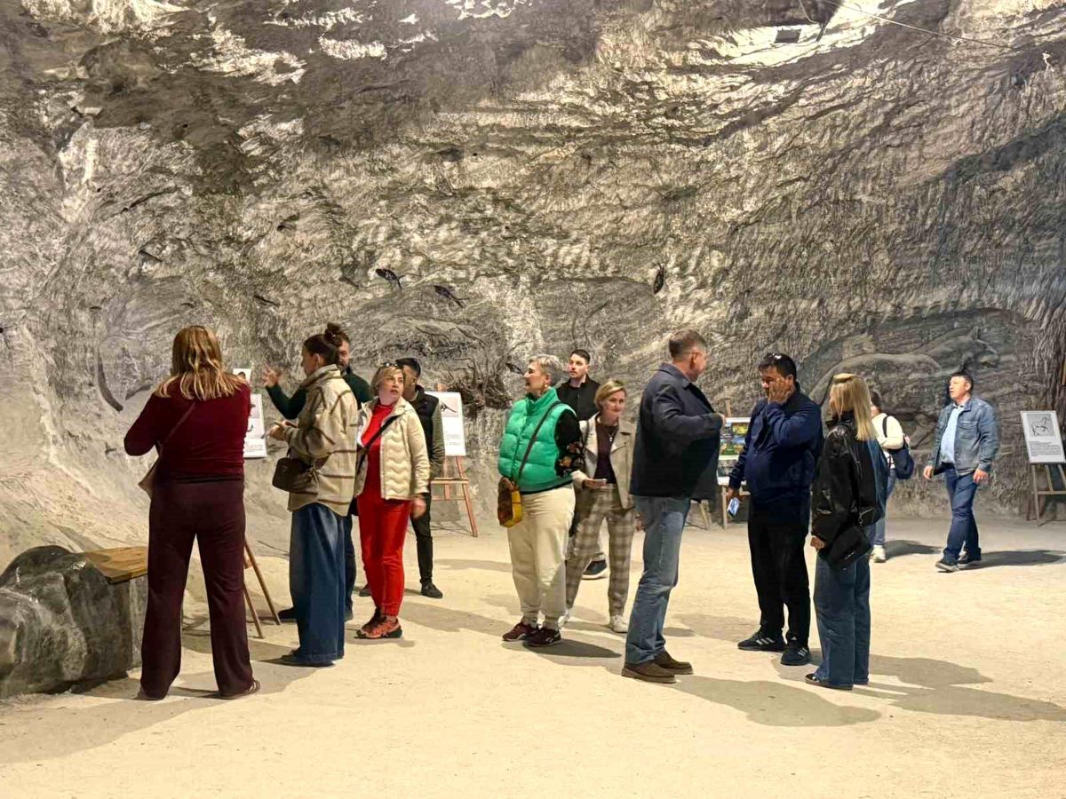 Rus ve Ukraynalı turistler Çankırı'yı gezdi