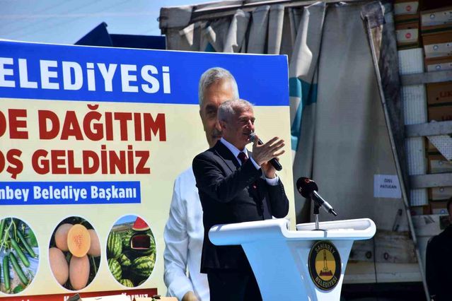 Şahinbeyli çiftçilere sertifikalı fide desteği