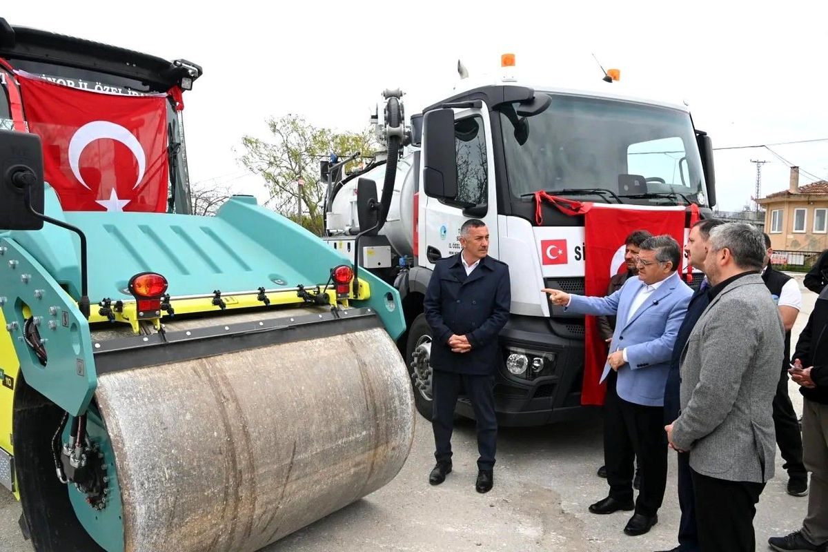 Sinop'a 22,1 milyonluk iş makinesi takviyesi