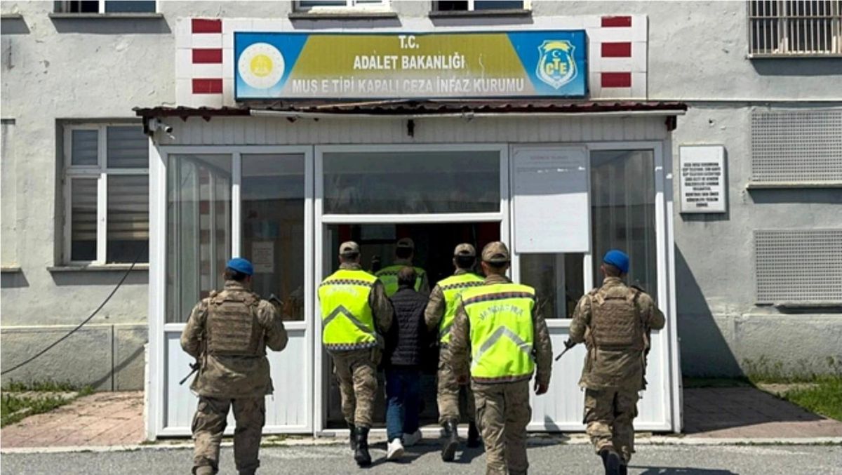 30 yıl hapis cezası bulunan şahıs Muş'ta yakalandı