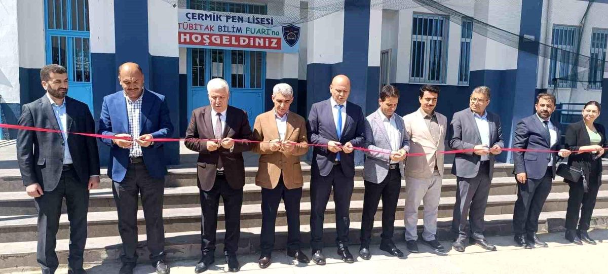 Diyarbakır Çermik’te Fen Lisesi’nden TÜBİTAK ve Bilim Fuarı