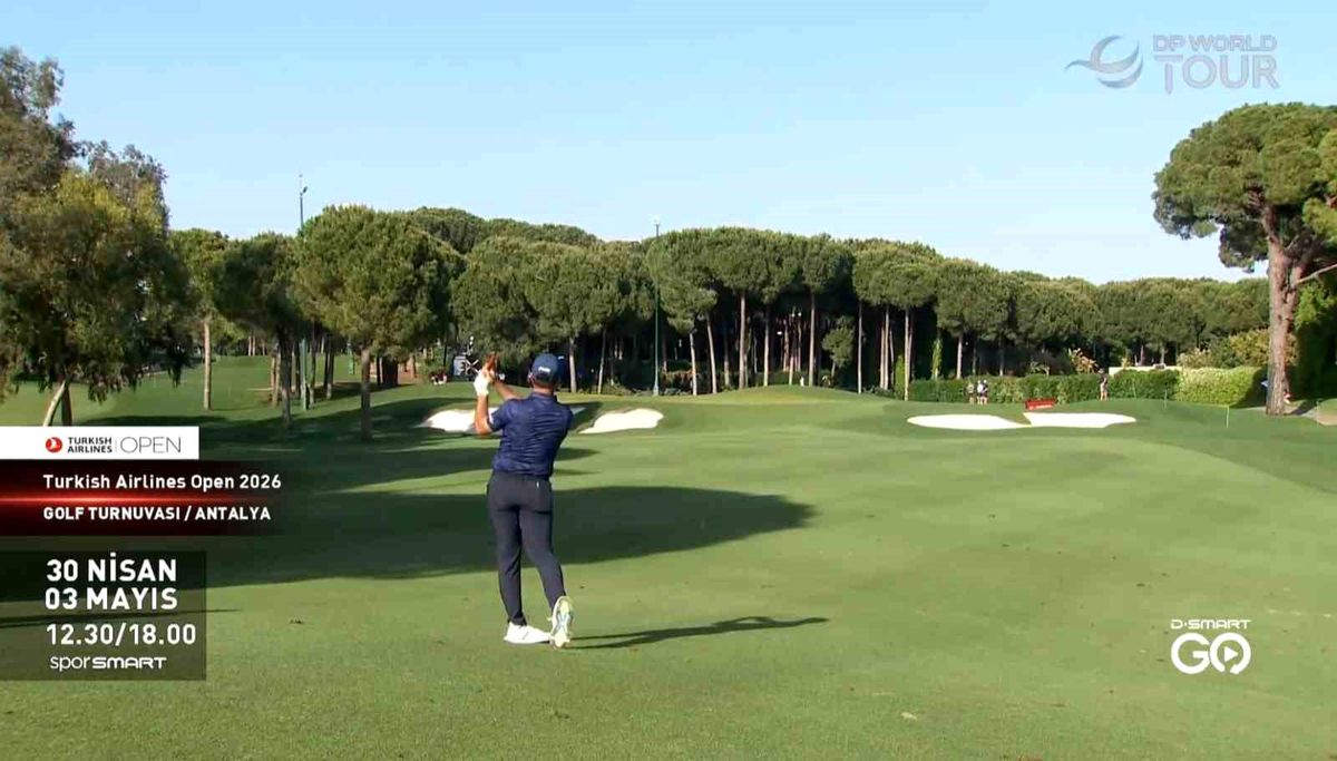 Golfün yıldızları Antalya'da
