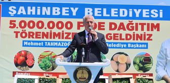 Şahinbey Belediyesi’nden çiftçilere dev destek: 53 milyon fide