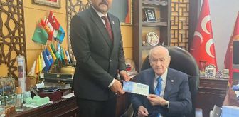 Ülkü Ocakları Başkanı Çetinkaya’dan Bahçeli’ye ziyaret