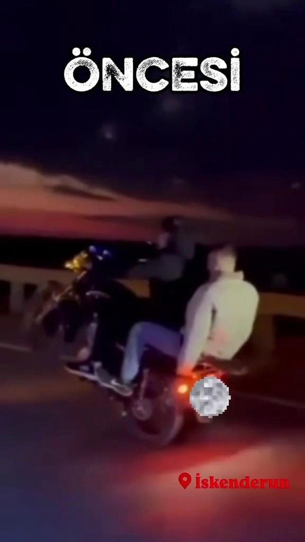 Akrobatik şov 45 bin TL'ye patladı