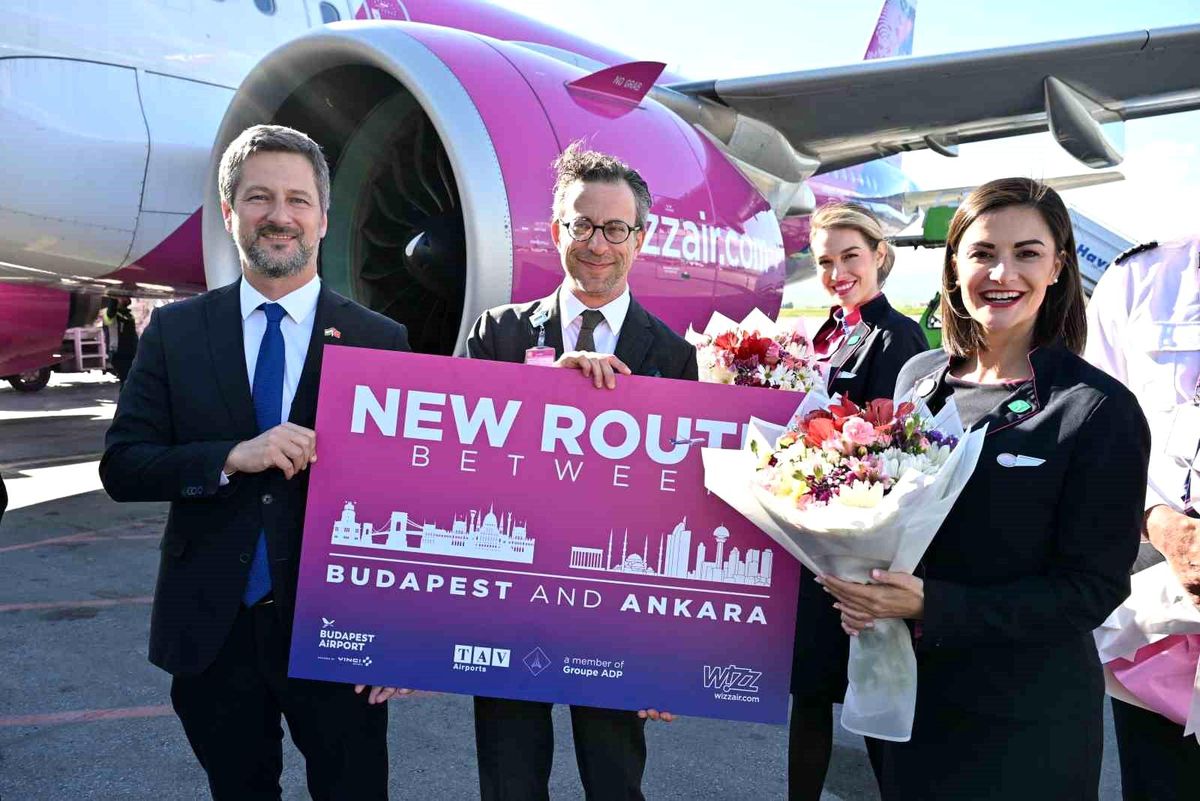 Ankara Esenboğa'dan Budapeşte'ye direkt uçuşlar başladı