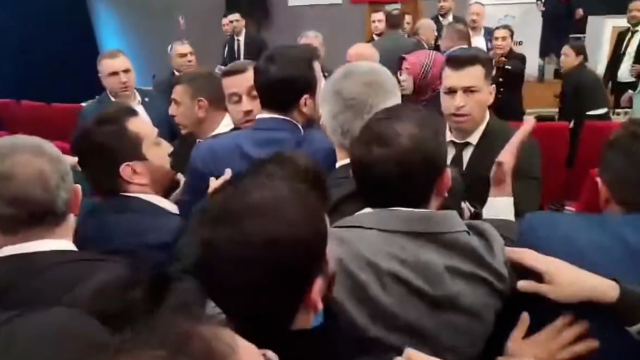 Verbal argument between provincial chairmen