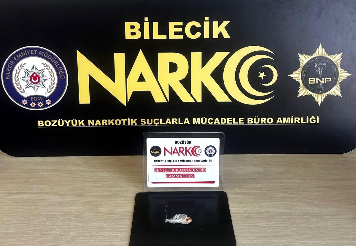 Bilecik'te uyuşturucu operasyonu: 2 gözaltı