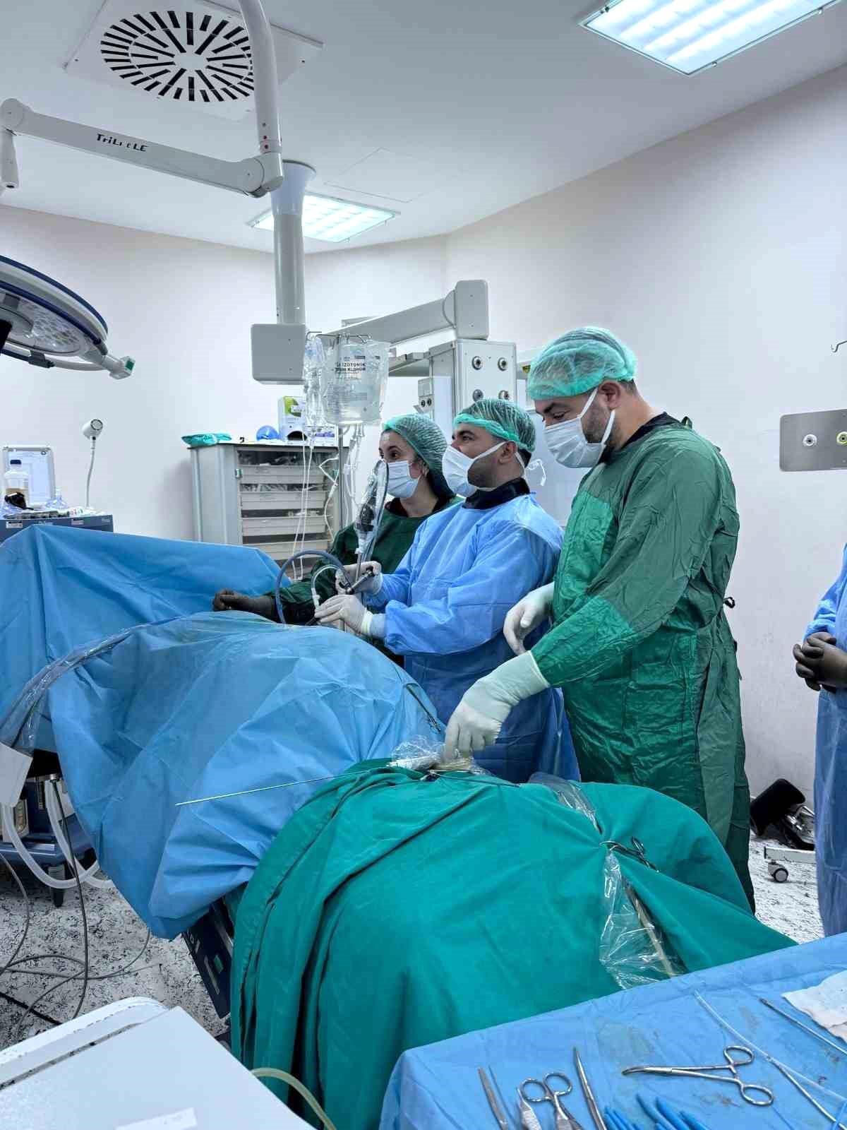 Bingöl'de PNL yöntemiyle böbrek taşı tedavisinde sevkler azaldı