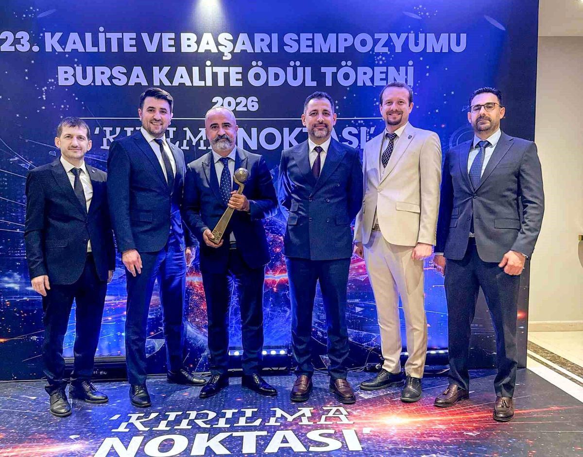Bursa Kalite Büyük Ödülü'nü aldılar
