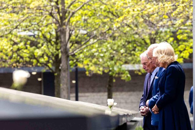 Kral Charles ve Kraliçe Camilla 11 Eylül Anıtı’nda