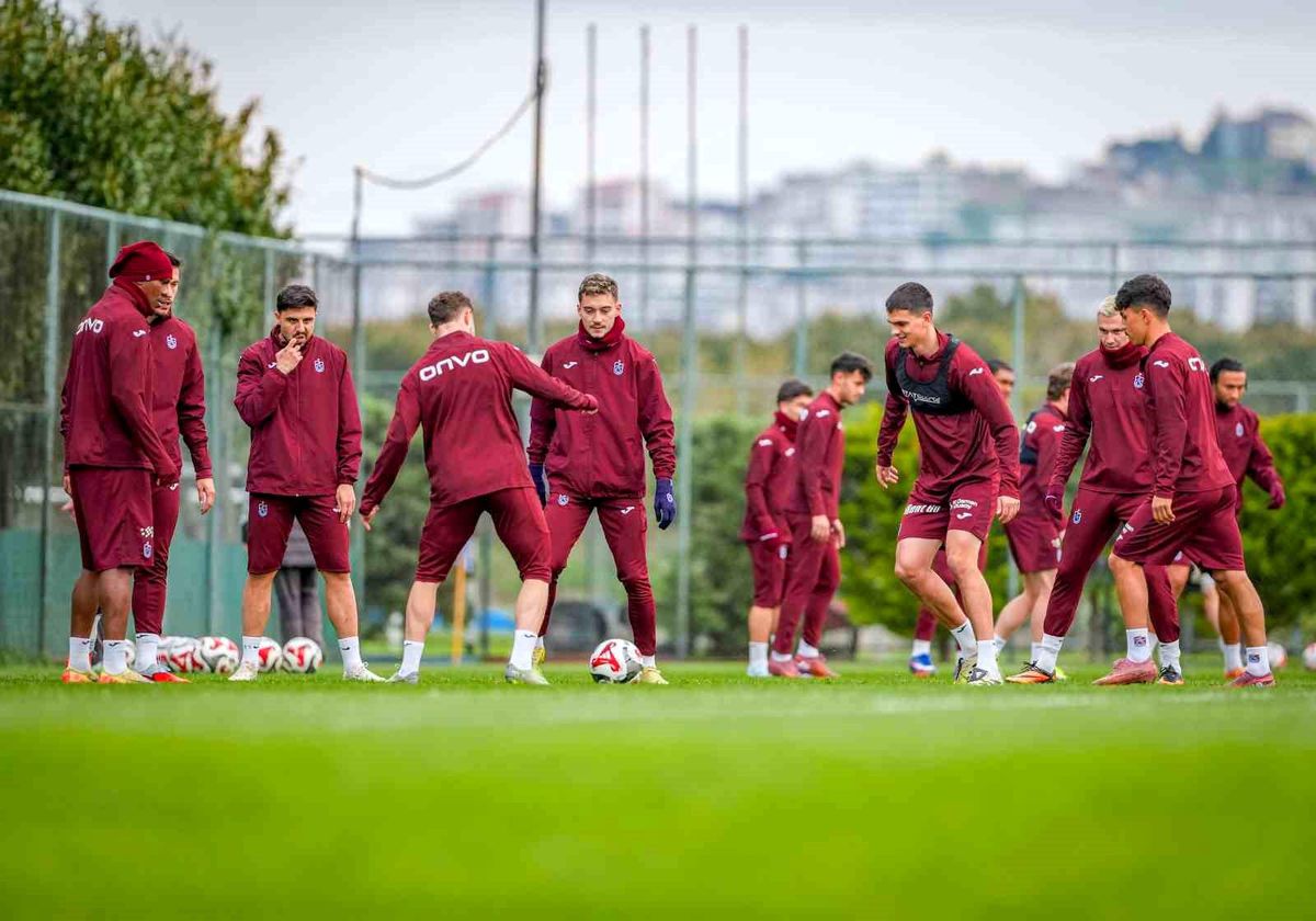 Trabzonspor, Göztepe maçı hazırlıklarını sürdürdü