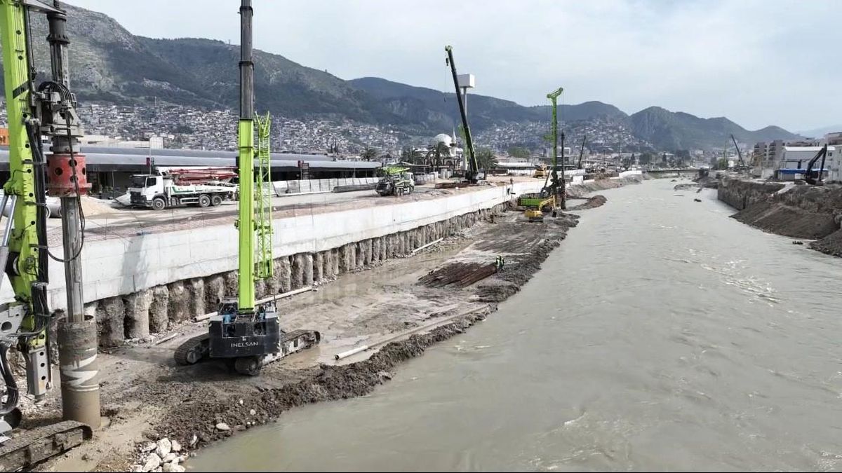 Hatay Valisi Asi Nehri ıslah çalışmalarını inceledi