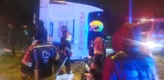 Balıkesir'de yolcu otobüsü devrildi! 3 kişi öldü, 31 kişi yaralandı