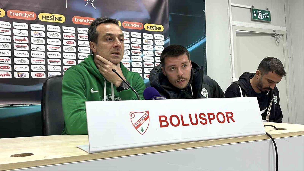 Boluspor Serikspor maçının ardından