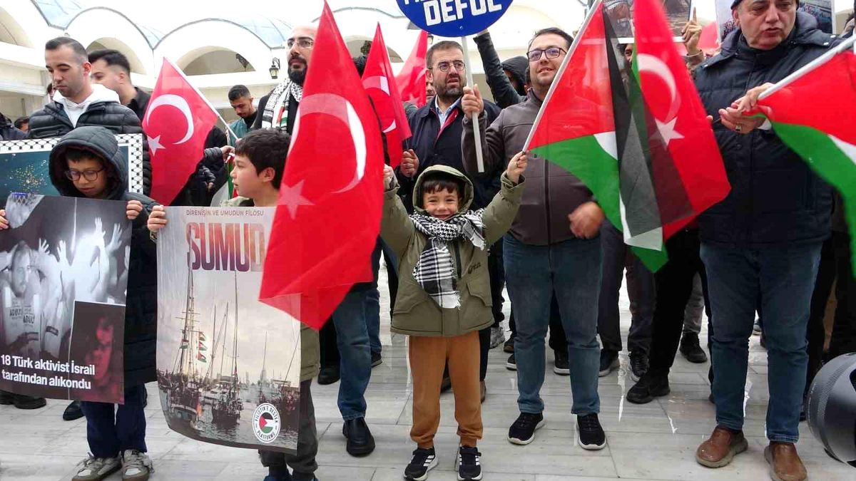 Çanakkale'den Küresel Sumud Filosu'na destek sesleri yükseldi
